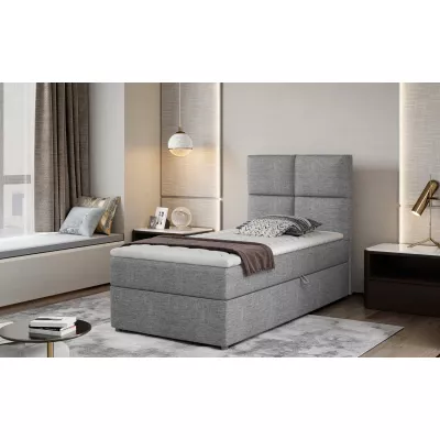 Einzelbett (kontinental) 90x200 RRVIO - grau