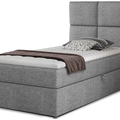 Einzelbett (kontinental) 90x200 RRVIO - grau
