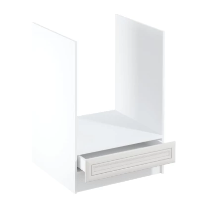 Küchenschrank für Einbaubackofen SILVARA – Breite 60 cm, Kiefernholz/Weiß