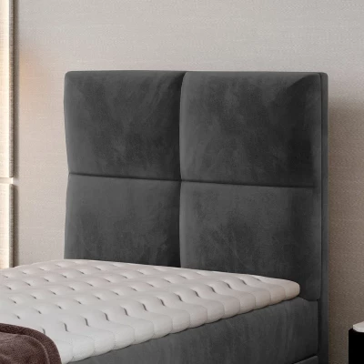 Einzelbett (kontinental) 90x200 RRVIO - grau