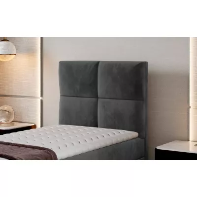 Einzelbett (kontinental) 90x200 RRVIO - grau