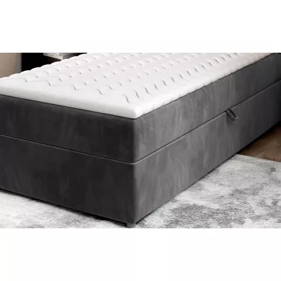 Einzelbett (kontinental) 90x200 RRVIO - grau