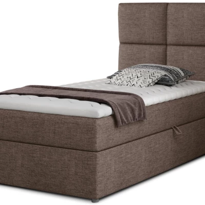Einzelbett (kontinental) 90x200 RENVIO - braun
