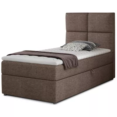 Einzelbett (kontinental) 90x200 RENVIO - braun