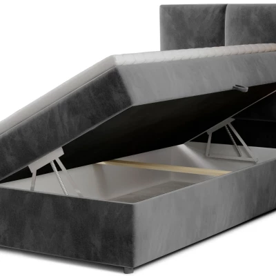 Einzelbett (kontinental) 90x200 RENVIO - braun