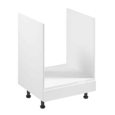 Küchenschrank für Einbaubackofen ARBOR – Breite 60 cm, Hochglanzweiß / Weiß