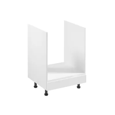 Küchenschrank für Einbaubackofen ARBOR – Breite 60 cm, Hochglanzweiß / Weiß