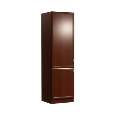 Schrank für Einbaukühlschrank SILVARA – Breite 60 cm, Nussbaum, linke Ausführung
