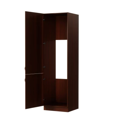 Schrank für Einbaukühlschrank SILVARA – Breite 60 cm, Nussbaum, linke Ausführung