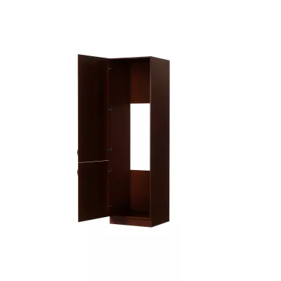 Schrank für Einbaukühlschrank SILVARA – Breite 60 cm, Nussbaum, linke Ausführung