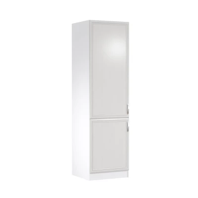 Schrank für Einbaukühlschrank SILVARA – Breite 60 cm, Kiefer Andersen/Weiß, linke Ausführung