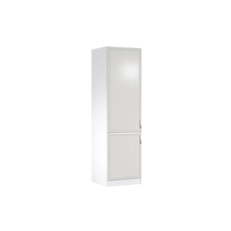 Schrank für Einbaukühlschrank SILVARA – Breite 60 cm, Kiefer Andersen/Weiß, linke Ausführung