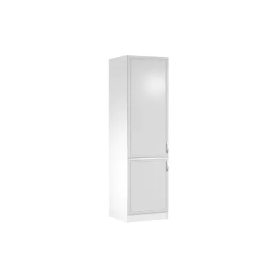 Schrank für Einbaukühlschrank SILVARA – Breite 60 cm, Kiefer Andersen/Weiß, linke Ausführung