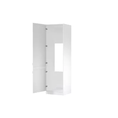 Schrank für Einbaukühlschrank SILVARA – Breite 60 cm, Kiefer Andersen/Weiß, linke Ausführung