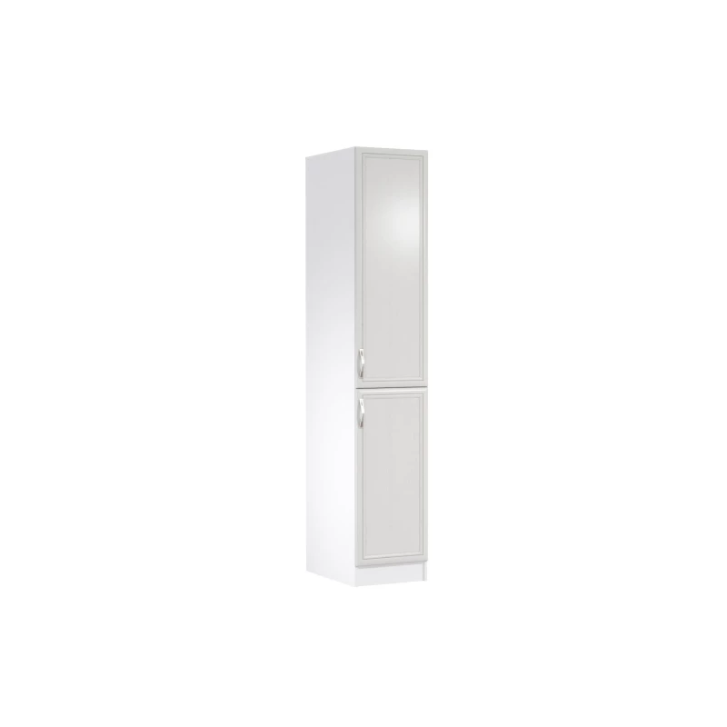 SILVARA Küchenschrank – Breite 40 cm, Kiefer Andersen / Weiß, Echtlack
