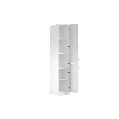 SILVARA Küchenschrank – Breite 40 cm, Kiefer Andersen / Weiß, Echtlack