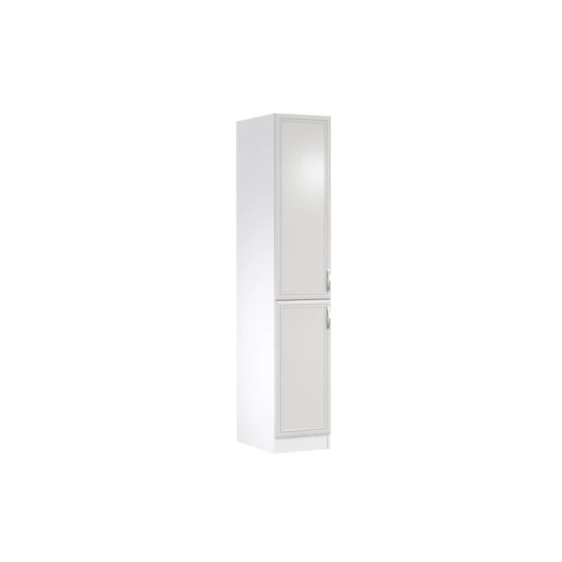 SILVARA Küchenschrank – Breite 40 cm, Kiefer Andersen / Weiß, linke Ausführung