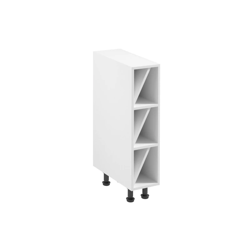 ARBOR Weinkühlschrank unten – 20 cm breit, weiß