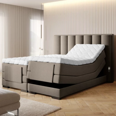 Elektrisch verstellbares Bett 160x200 AUSFÜHRUNG - hellbeige