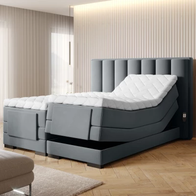 Elektrisch verstellbares Bett 160x200 VERSION - dunkelgrau 1