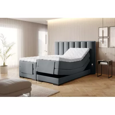 Elektrisch verstellbares Bett 160x200 VERSION - dunkelgrau 1