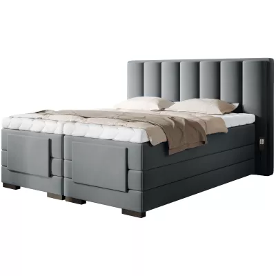 Verstellbares Doppelbett 180x200 VERSION - dunkelgrau 1