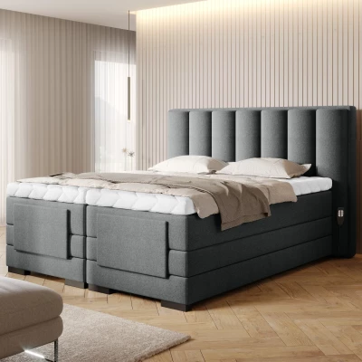 Verstellbares Doppelbett 180x200 VERSION - Dunkelgrau 2