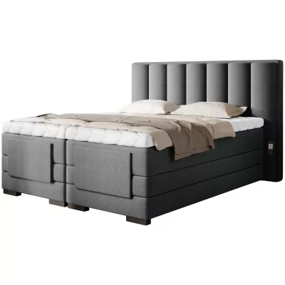 Verstellbares Doppelbett 180x200 VERSION - Dunkelgrau 2