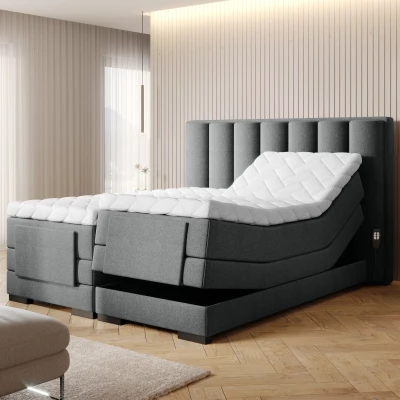 Verstellbares Doppelbett 180x200 VERSION - Dunkelgrau 2