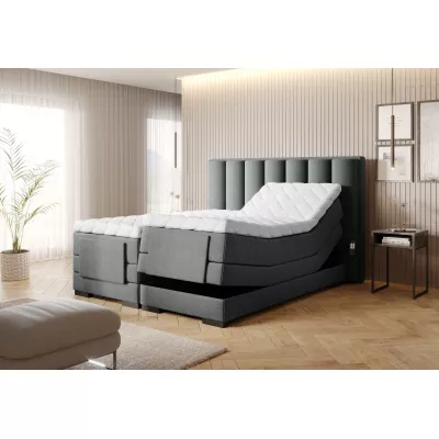 Verstellbares Doppelbett 180x200 VERSION - Dunkelgrau 2