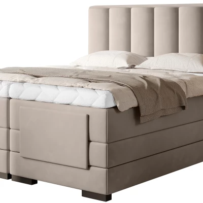Verstellbares Doppelbett 180x200, Version - Creme
