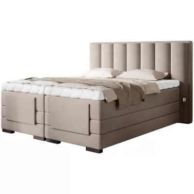 Verstellbares Doppelbett 180x200, Version - Creme