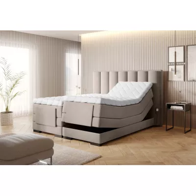Verstellbares Doppelbett 180x200, Version - Creme