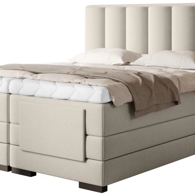 Verstellbares Doppelbett 180x200, Version - beige