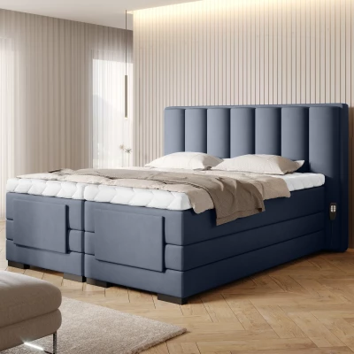 Verstellbares Doppelbett 180x200 VERSION - blau