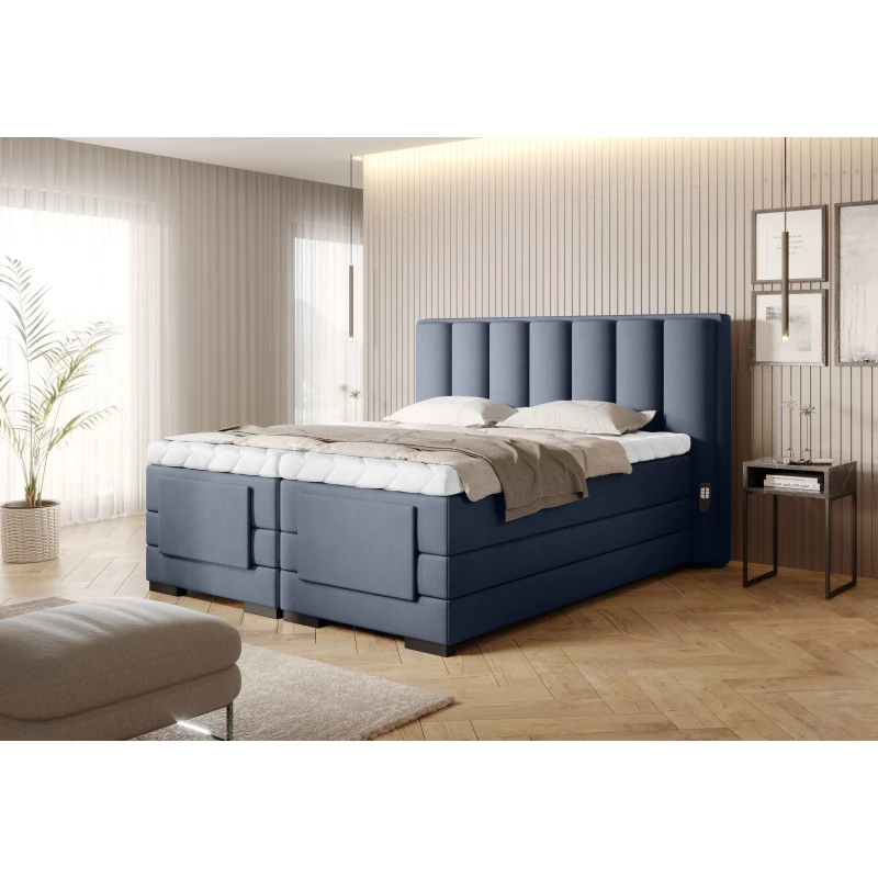 Verstellbares Doppelbett 180x200 VERSION - blau