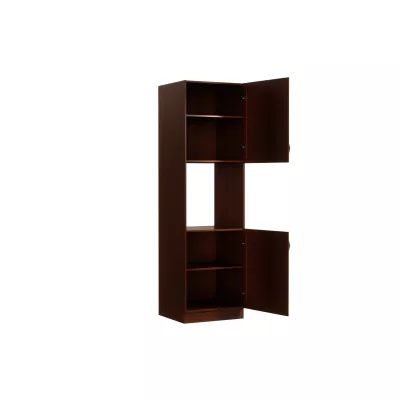 Küchenschrank für Einbaubackofen SILVARA – Breite 60 cm, Nussbaum, Echtholz-Finish