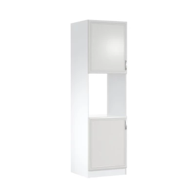 Küchenschrank für Einbaubackofen SILVARA – Breite 60 cm, Kiefer Andersen/Weiß, linke Ausführung