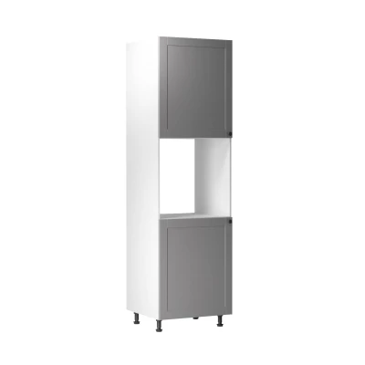 Backofenschrank LUMEA – Breite 60 cm, grau/weiß