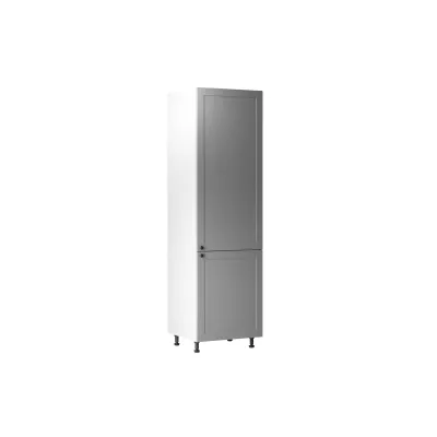 Hoher Küchenschrank LUMEA – Breite 60 cm, grau/weiß