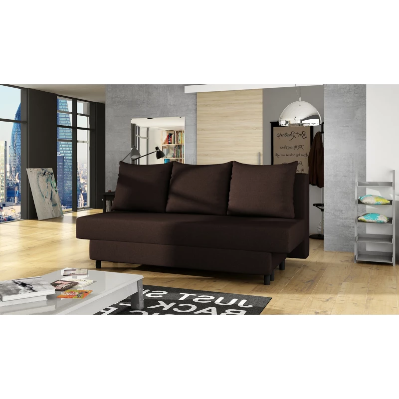 Schlafsofa CALANTHA - braun