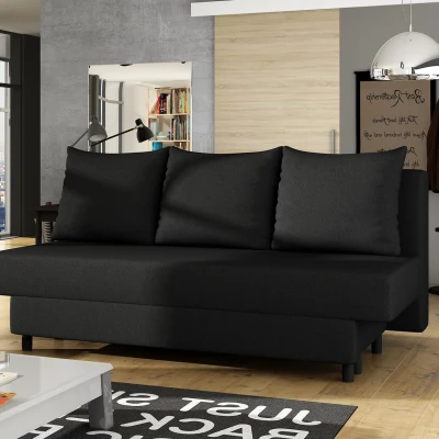 Schlafsofa CALANTHA - schwarz