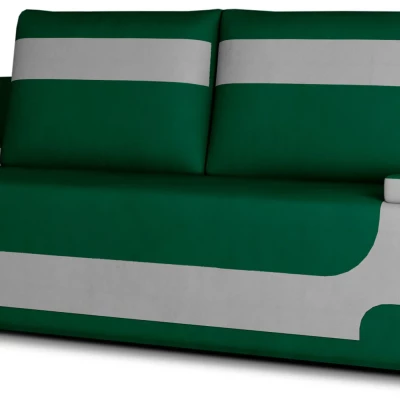 Dreisitzer-Sofa ISMERIE - grün / hellgrau