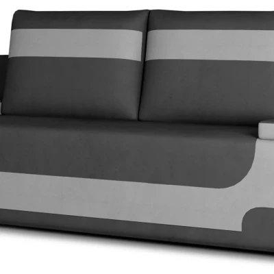 Dreisitzer-Sofa ISMERIE – hellgrau / dunkelgrau