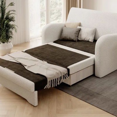 LIORAIA Zweisitzer-Schlafsofa – weiß