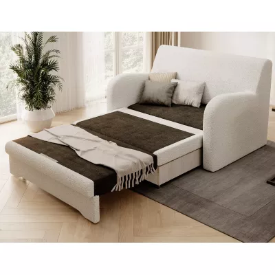 LIORAIA Zweisitzer-Schlafsofa – weiß