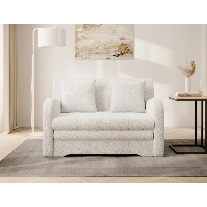 LIORAIA Zweisitzer-Schlafsofa – weiß