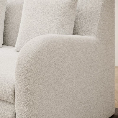 LIORAIA Zweisitzer-Schlafsofa – weiß