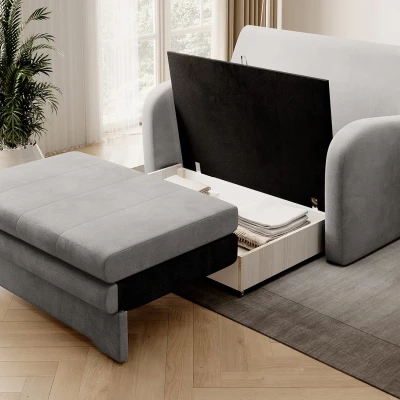LIORAIA Zweisitzer-Schlafsofa - grau