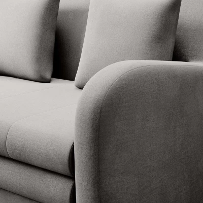 LIORAIA Zweisitzer-Schlafsofa - grau